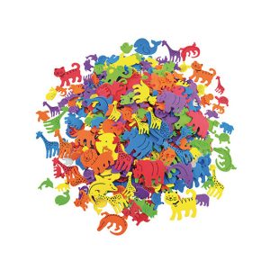 ANIMALI ADESIVI IN EVA ASSORTITI
