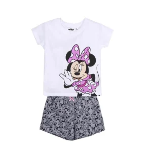 MINNIE MOUSE - COORDINATO ROSA COTONE