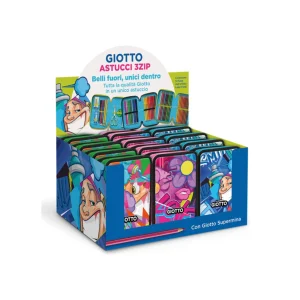 Giotto- Astucci premium 3 zip street completi assortiti