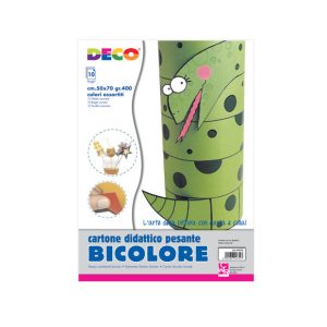CARTONCINO DIDATTICO BICOLORE 400 gr.