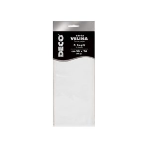 Carta VELINA Perlescente 50×76 cm. 20 gr. 5 FF.