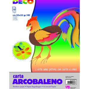 Carta ARCOBALENO 23×33 cm.