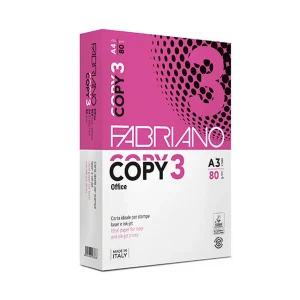 Carta fotocopie risma 500 ff. gr. 80 A3 COPY 3 FABRIANO