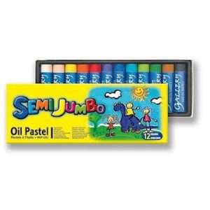 PASTELLI A OLIO “SEMI-JUMBO” 12 pz.