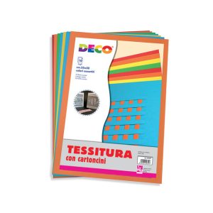 TESSITURA con Cartoncini 35×50 cm. in COLORI ASSORTITI 10 FF.