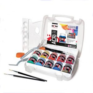 Valigetta Acrì 10 flaconi 60 ml. colori assortiti